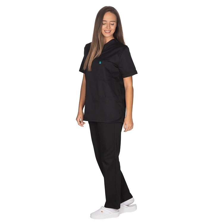 Unisex Σετ Ιατρική Στολή - Scrub Μαύρο