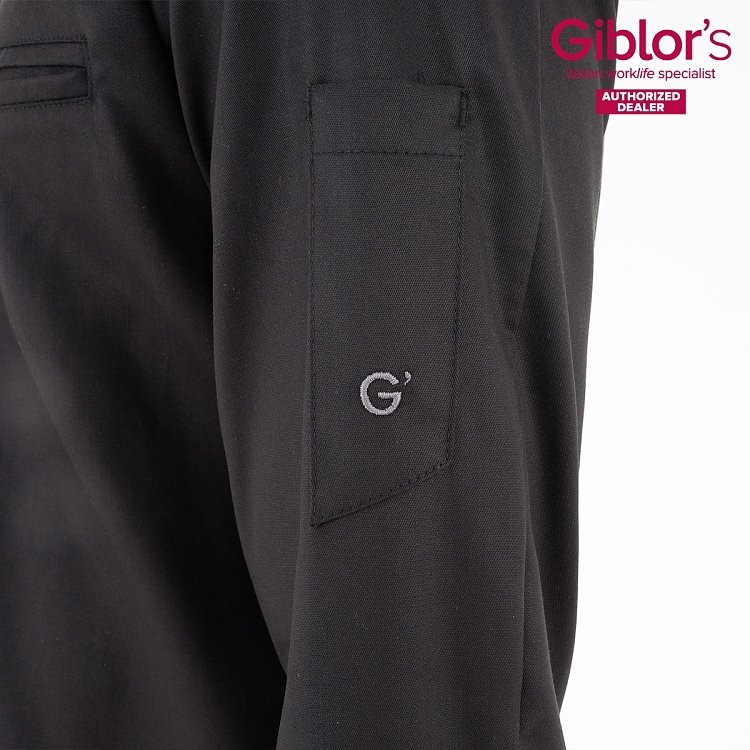Σακάκι Σεφ Ascanio Tencel Slim Fit Μαύρο