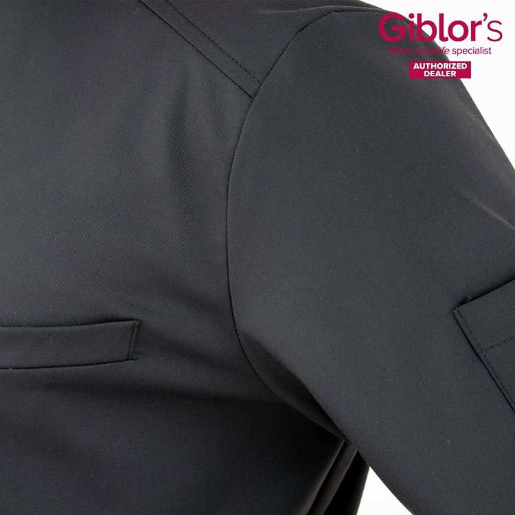 Σακάκι Σεφ Lorenzo Tencel Slim Fit Μαύρο