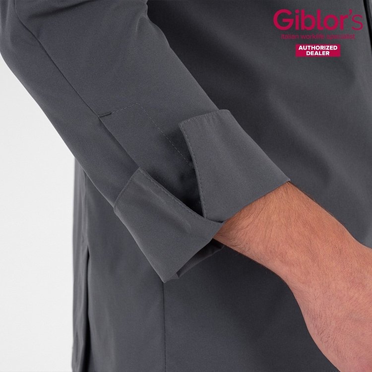 Αντιβακτηριακό Σακάκι Σεφ Lauro G-TECH PRO Slim Fit Γκρι 25P08G429-119