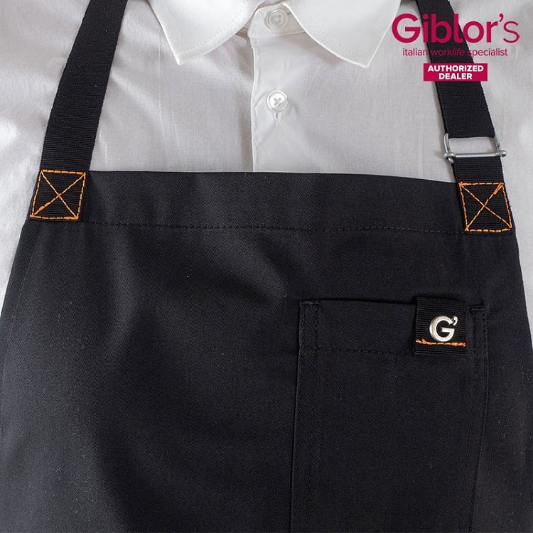 Unisex Ποδιά Barista Jersey One Size Μαύρη