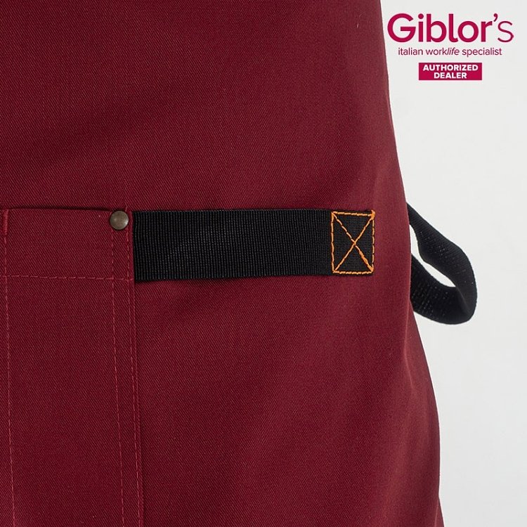 Unisex Ποδιά Barista Jersey One Size Μπορντό 22P01H313.006