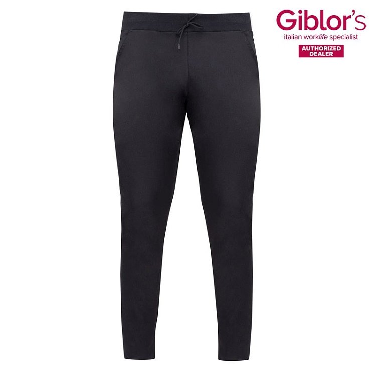 Unisex Παντελόνι Σερβιτόρου Logan Slim Fit Μαύρο