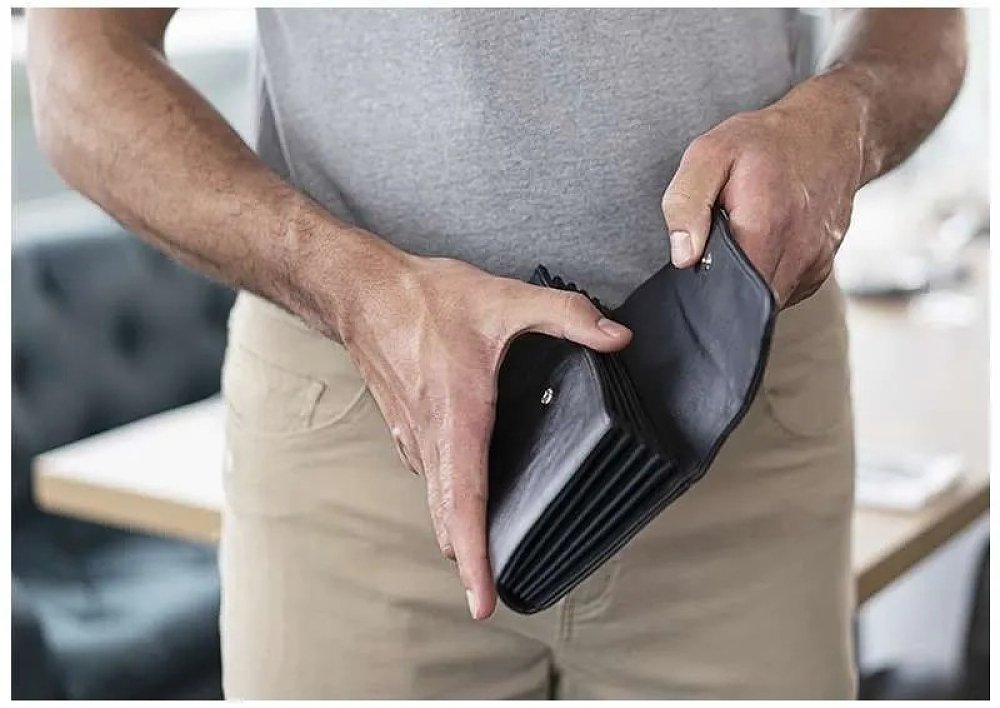 ΜΑΥΡΟ Πορτοφόλι Σερβιτόρου Συνθετικό 19 x11.5 εκατ.