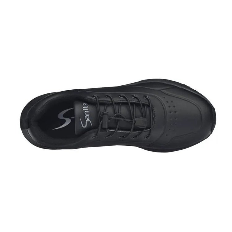Tigau S-Feel Μαύρο Επαγγελματικό Παπούτσι Αντιολισθητικό, Ανατομικό & Αδιάβροχο