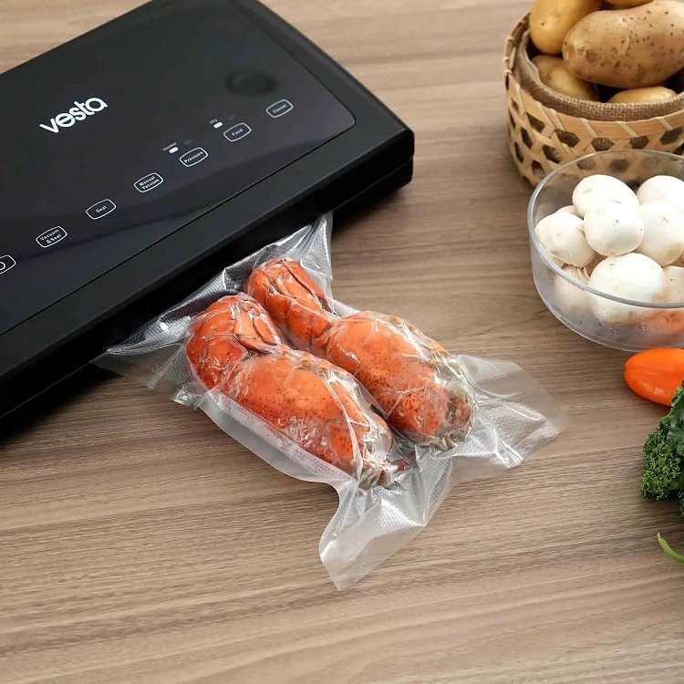 Σακούλες vacuum τροφίμων 15x25 cm Σετ 100 τεμαχίων