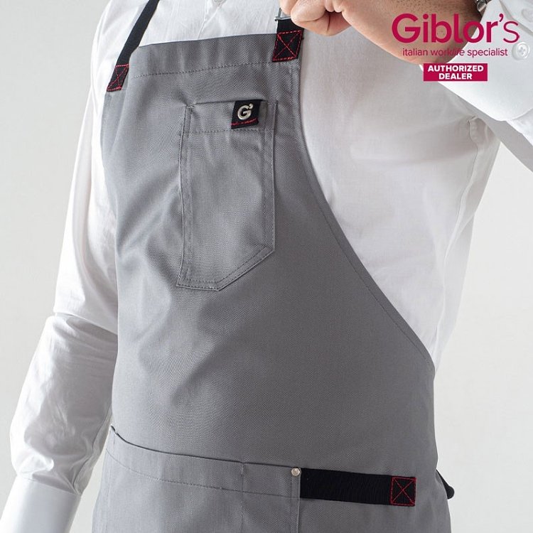 Unisex Ποδιά Barista Jersey One Size Γκρι 22P01H313-019