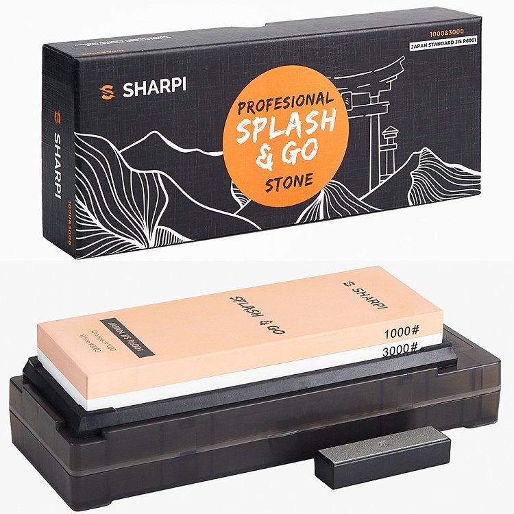 Πέτρα Ακονίσματος Splash & Go 1000/3000 SHARPI (Διπλής Όψης)