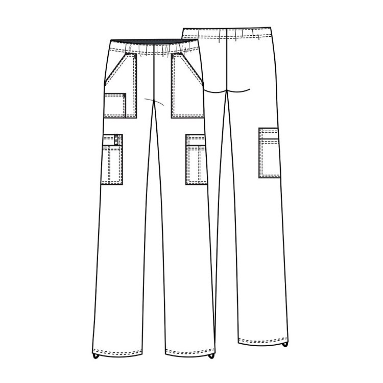 Παντελόνι Ιατρικό Unisex Stretch με 5 Τσέπες Ανθρακί
