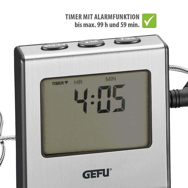 Ψηφιακό Θερμόμετρο Κρέατος & Timer TEMPERE με Ακίδα
