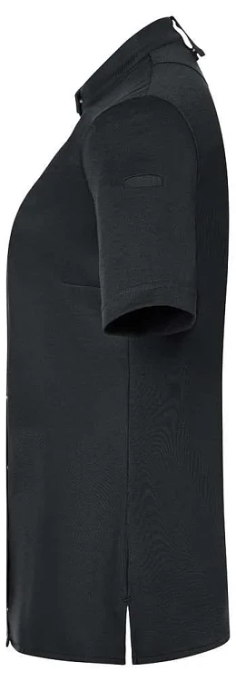 Avantgarde Γυναικείο Σακάκι Σεφ Κοντομάνικο Μαύρο Slim Fit