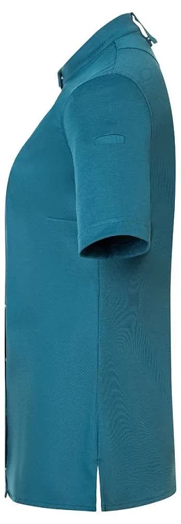 Avantgarde Γυναικείο Σακάκι Σεφ Κοντομάνικο Πετρόλ Slim Fit