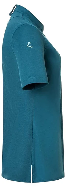 Avantgarde Γυναικείο Σακάκι Σεφ Κοντομάνικο Πετρόλ Slim Fit