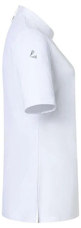 Avantgarde Γυναικείο Σακάκι Σεφ Κοντομάνικο Λευκό Slim Fit