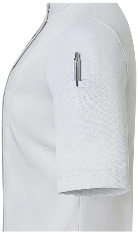 Avantgarde Γυναικείο Σακάκι Σεφ Κοντομάνικο Γκρι Slim Fit