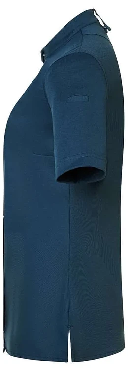 Avantgarde Γυναικείο Σακάκι Σεφ Κοντομάνικο Μπλε Slim Fit