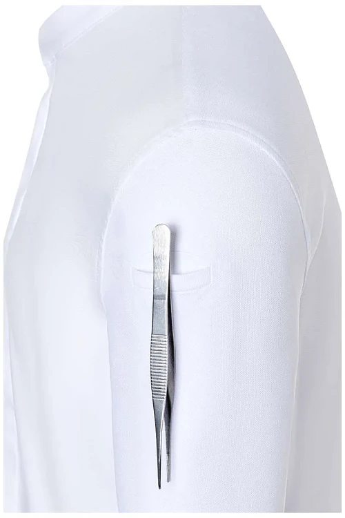 Avantgarde Σακάκι Σεφ Μακρυμάνικο Λευκό Slim Fit
