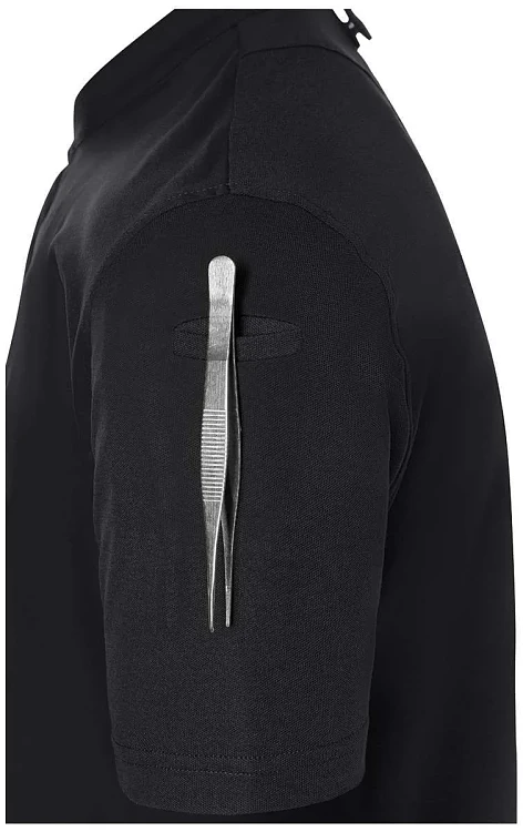 Avantgarde Σακάκι Σεφ Κοντομάνικο Μαύρο Slim Fit