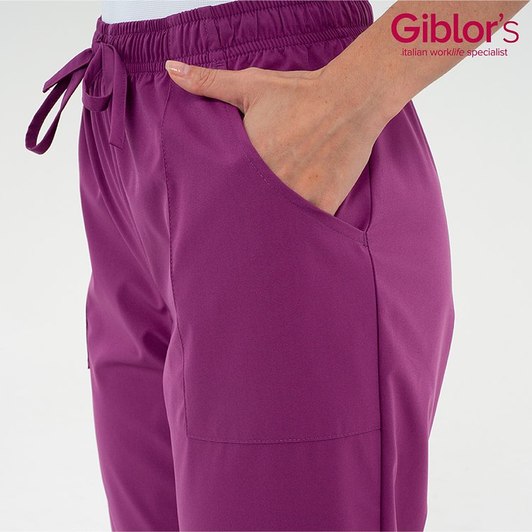 Ιατρικό Παντελόνι Alan Unisex Sorona Δαμασκηνί