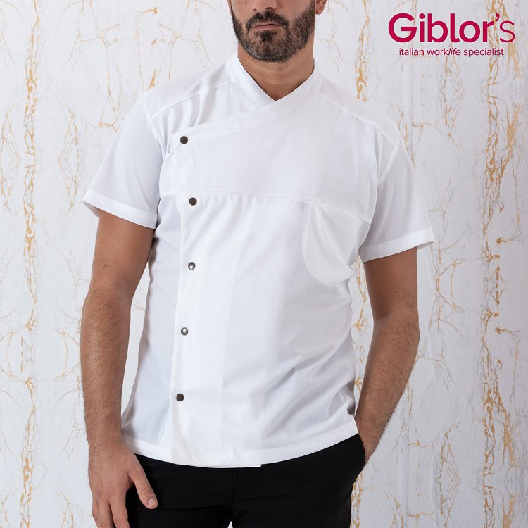 Σακάκι Σεφ Lapo Slim Fit Λευκό 18P08G045