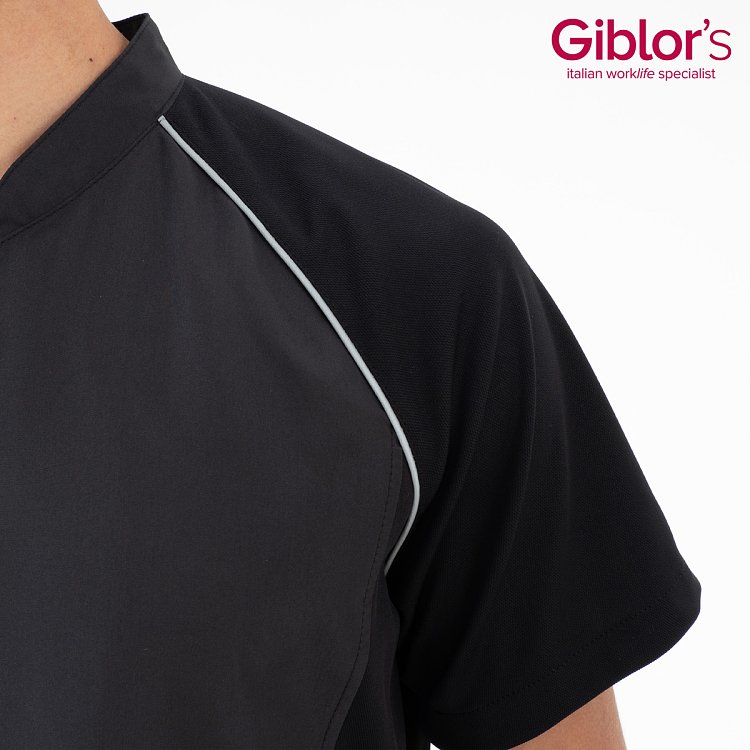Σακάκι Σεφ Javier Μαύρο Slim Fit - Ultralight Microfiber Dry&Clean 25P08G430