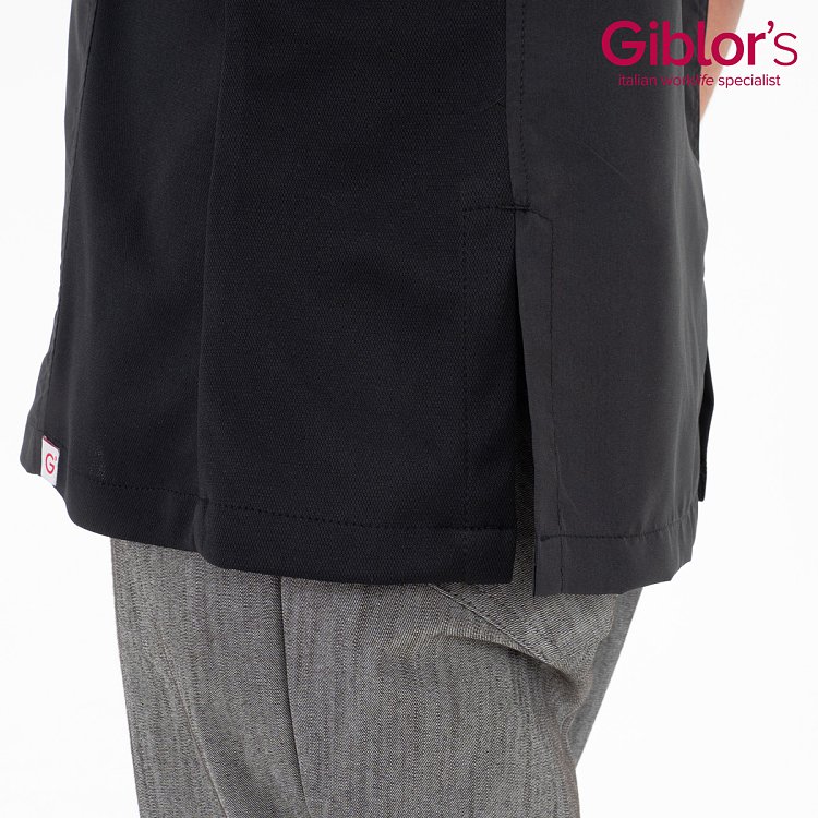 Σακάκι Σεφ Javier Μαύρο Slim Fit - Ultralight Microfiber Dry&Clean 25P08G430