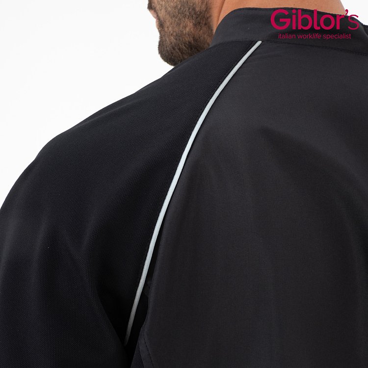 Σακάκι Σεφ Javier Μαύρο Slim Fit - Ultralight Microfiber Dry&Clean 25P08G430