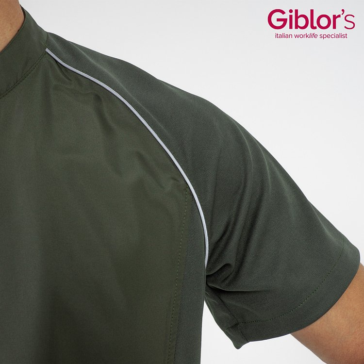 Σακάκι Σεφ Javier Χακί Slim Fit - Ultralight Microfiber Dry&Clean 25P08G430