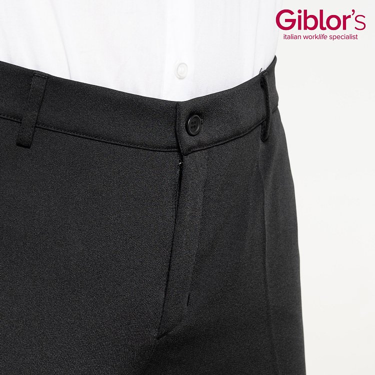 Επαγγελματικό Παντελόνι Walter Μαύρο Slim Fit - Ελαστικό