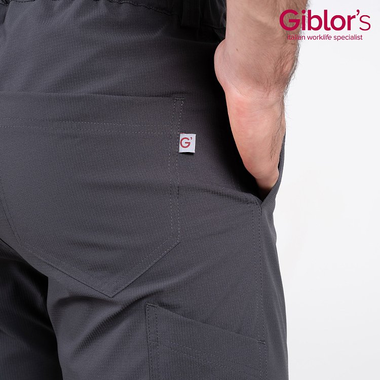 Oliver Unisex Επαγγελματικό Παντελόνι Ανθρακί Sorona Ripstop