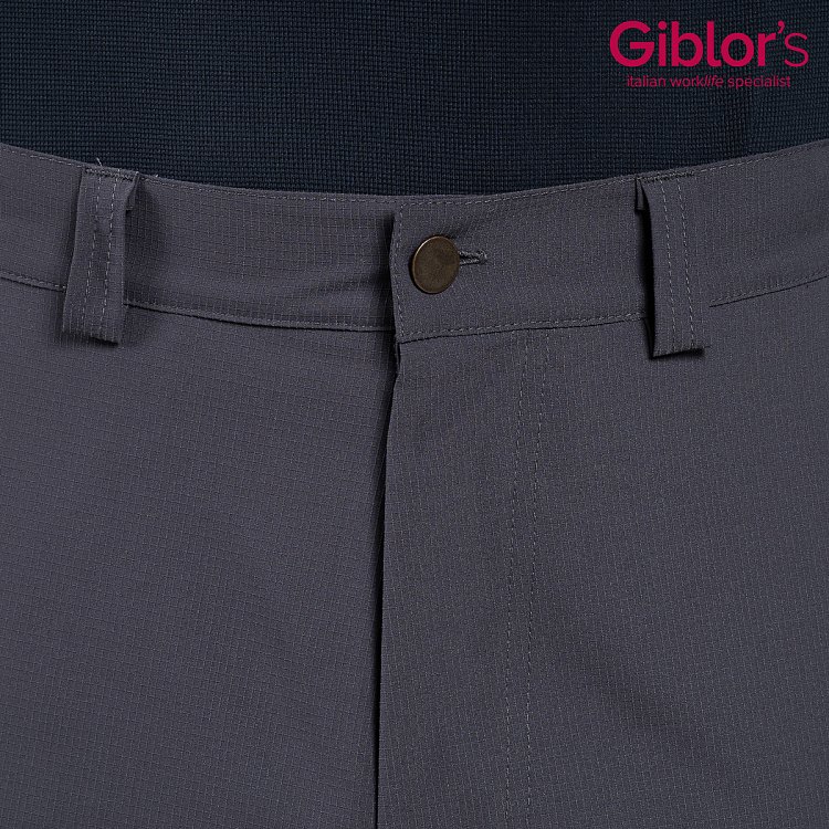 Oliver Unisex Επαγγελματικό Παντελόνι Ανθρακί Sorona Ripstop