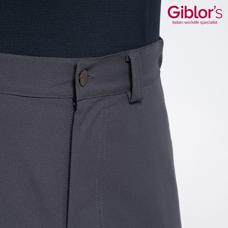 Oliver Unisex Επαγγελματικό Παντελόνι Ανθρακί Sorona Ripstop