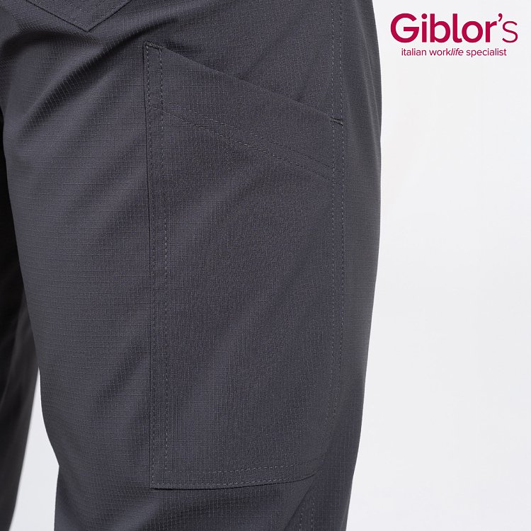 Oliver Unisex Επαγγελματικό Παντελόνι Ανθρακί Sorona Ripstop