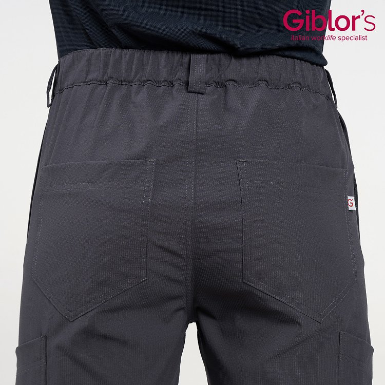 Oliver Unisex Επαγγελματικό Παντελόνι Ανθρακί Sorona Ripstop