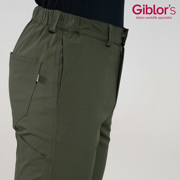 Oliver Unisex Επαγγελματικό Παντελόνι Χακί Sorona Ripstop