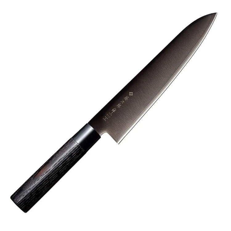 Tojiro Black Zen Μαχαίρι Σεφ 24cm Γιαπωνέζικο VG-10 με Ξύλινη Λαβή Καστανιάς