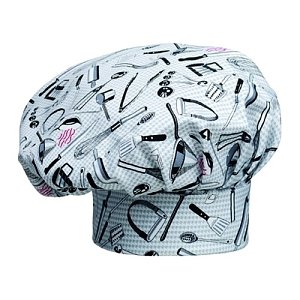 Σκούφος σεφ μοτίβο chefwear με velcro