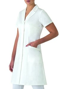 Ιατρική Ρόμπα Γυναικεία LUXSATIN Slim Fit με Κοντό Μανίκι ’s