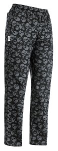 Παντελόνι σεφ unisex 100% βαμβάκι σχέδιο Skull