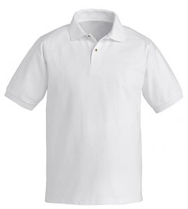 Polo Μπλουζάκι 100% Βαμβάκι Λευκό 180 gr