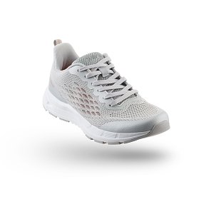 BREELITE Επαγγελματικά Sneakers για Ορθοστασία Aντιολισθητικά Ασημί