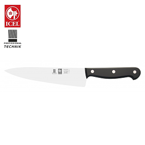 Επαγγελματικό Σφυρήλατο Μαχαίρι Chef Technik Full Tang με Μαύρη Λαβή POM 18cm