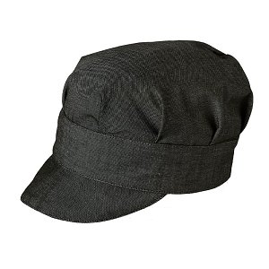 Καπέλο Σεφ TOMMY Μαύρο Ρυθμιζόμενο με Velcro
