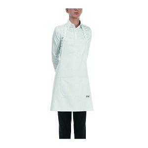 Ποδιά Σεφ Ολόσωμη Κοντή Microfiber με Ρυθμιζόμενο Λαιμό 70x70 cm Λευκή