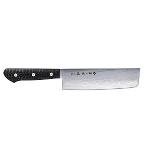 Μαχαίρι Nakiri 16.5 εκατ. από δαμασκηνό ατσάλι με λαβή micarta