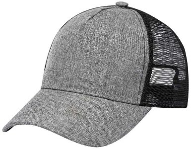 Καπέλο baseball δικτυωτό γκρι-μαύρο συνθετικό Trucker