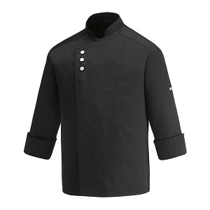Unisex Σακάκι Chef 100% Βαμβακερό Metal Μαύρο