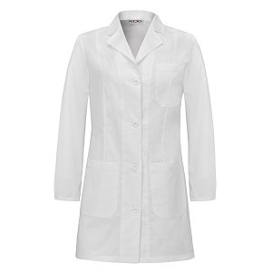 Γυναικεία Ιατρική Ρόμπα BETTY SLIM FIT με Κουμπιά Λευκή