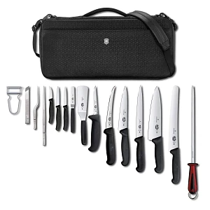 Folder Compact Set Σετ Επαγγελματικών Μαχαιριών & Εργαλείων 16 Τεμαχίων με Θήκη Μεταφοράς