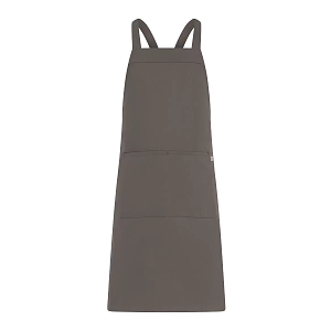 Ποδιά Unisex Mykonos Μπεζ - Γκρι - Gabardine